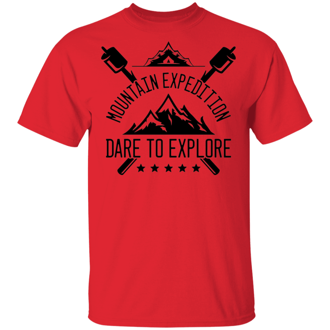Mountain Expedition Dare to Explore Camping T-Shirt