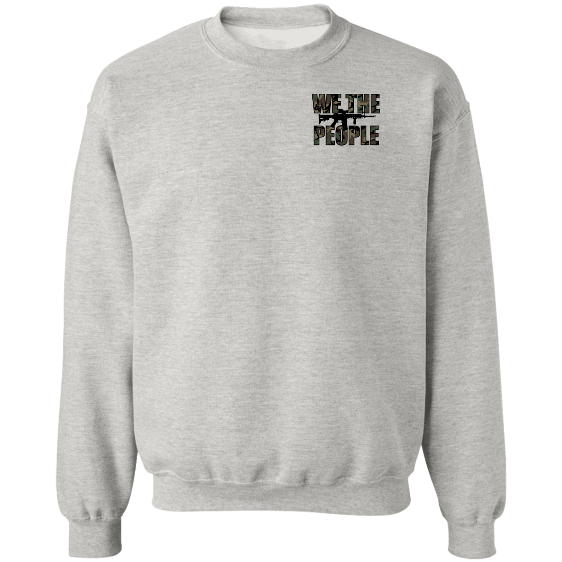 We the People Don't Tread on Me Gadsden Flag Double Sided Crewneck Sweatshirt