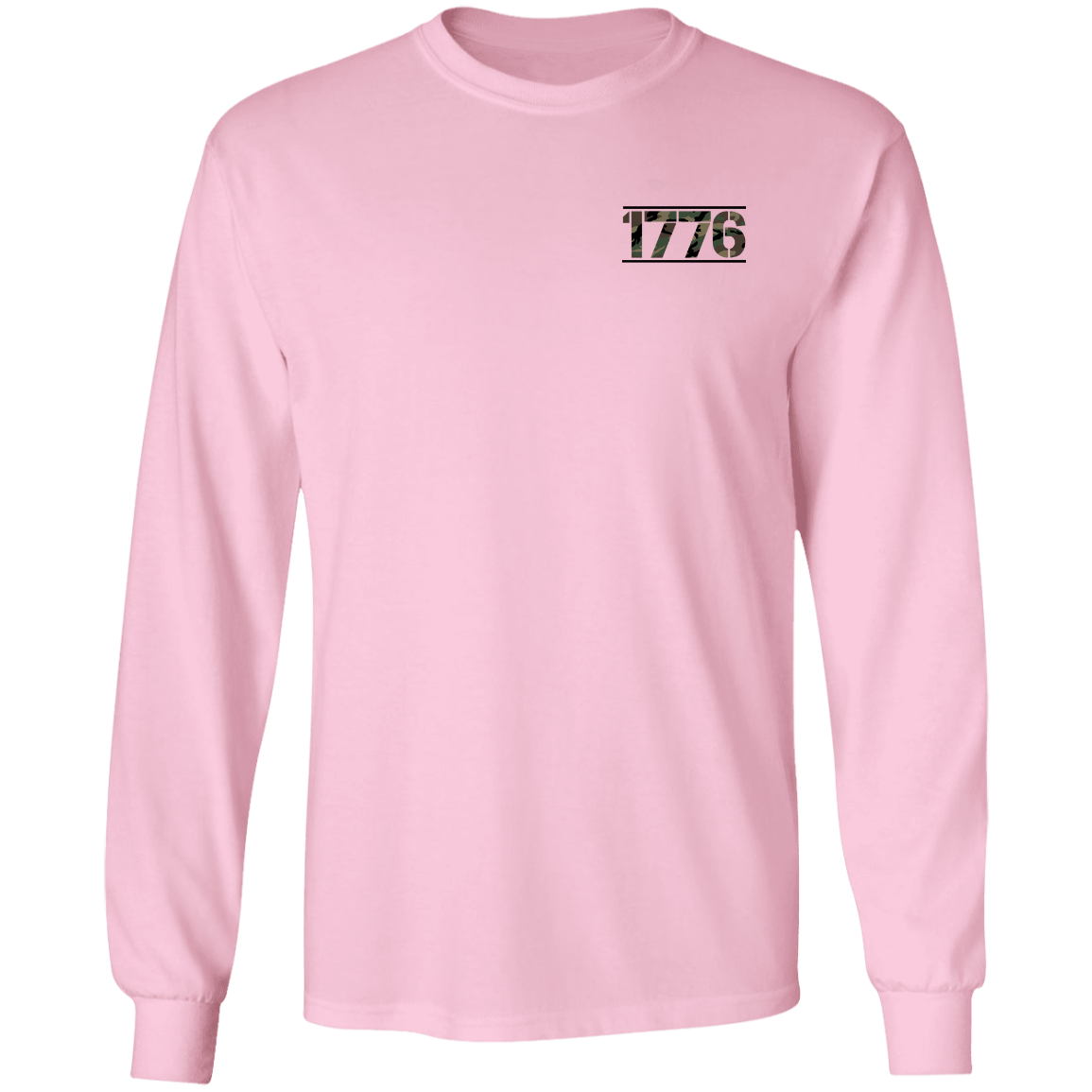 1776 American Bald Eagle United We Stand Double Sided Long Sleeve T-Shirt