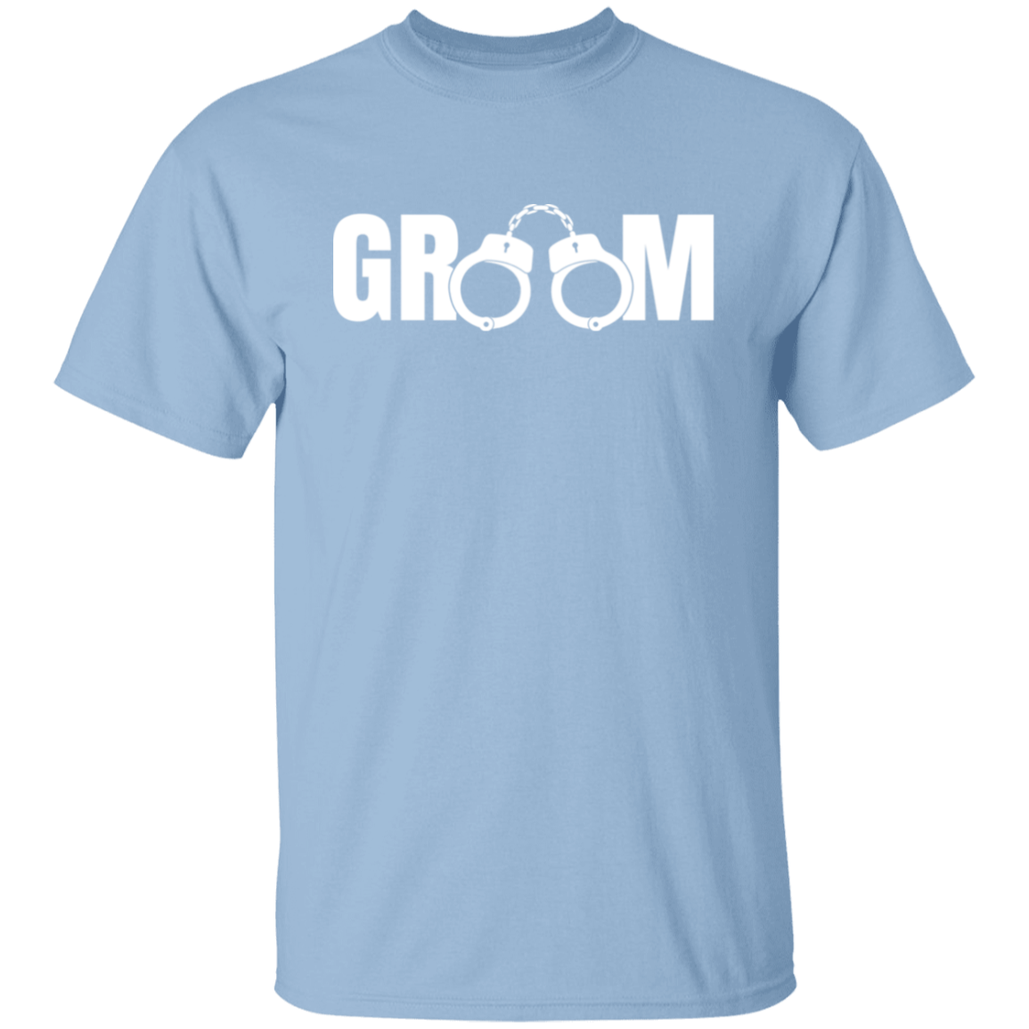 Bachelor Party Wedding Funny Groom Handcuffs T-Shirt