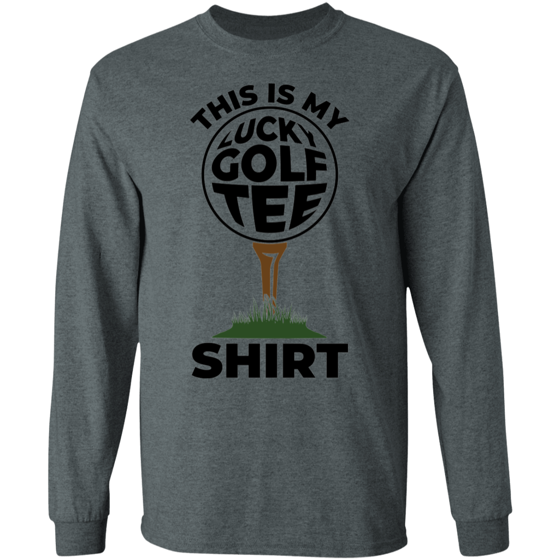 This Is My Lucky Golf Tee Shirt Funny Long Sleeve T-Shirt