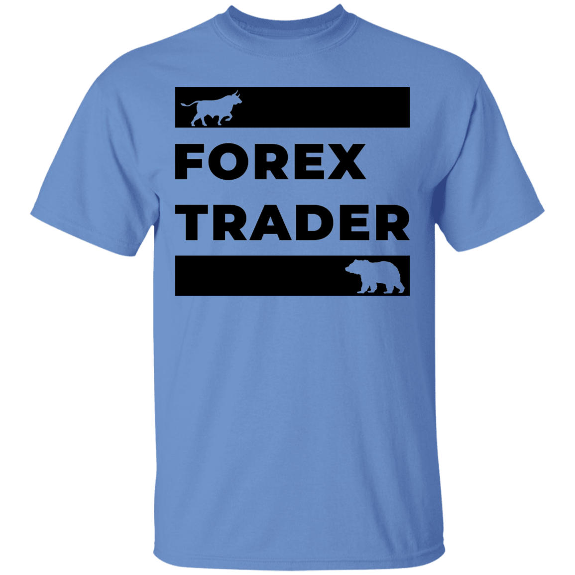 Forex Trader Bull Bear Technical Analysis T-Shirt