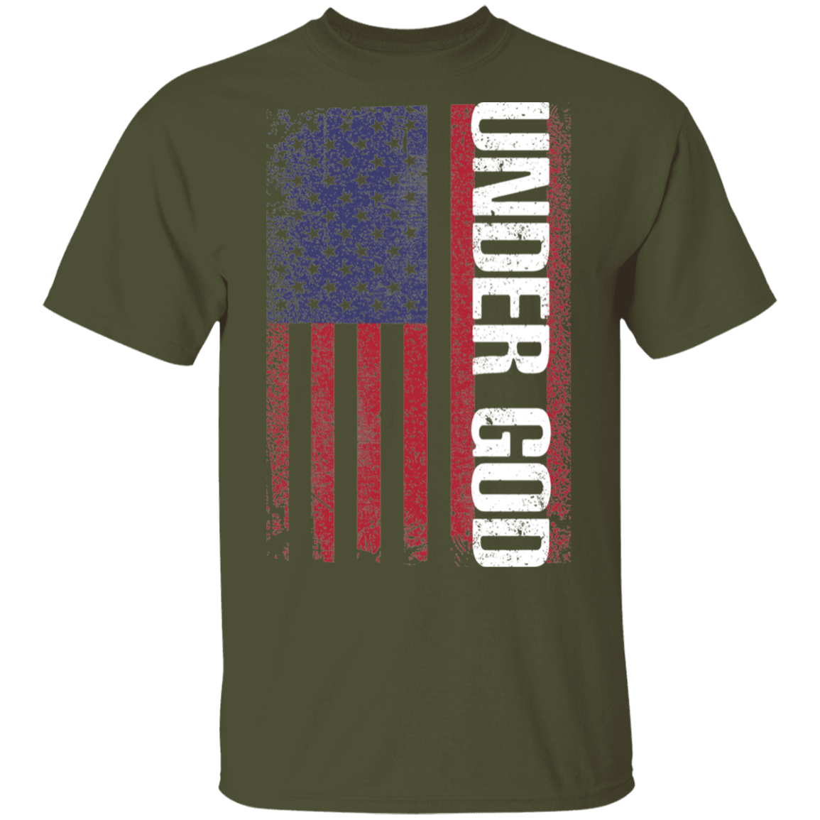 Under God American Flag USA T-Shirt