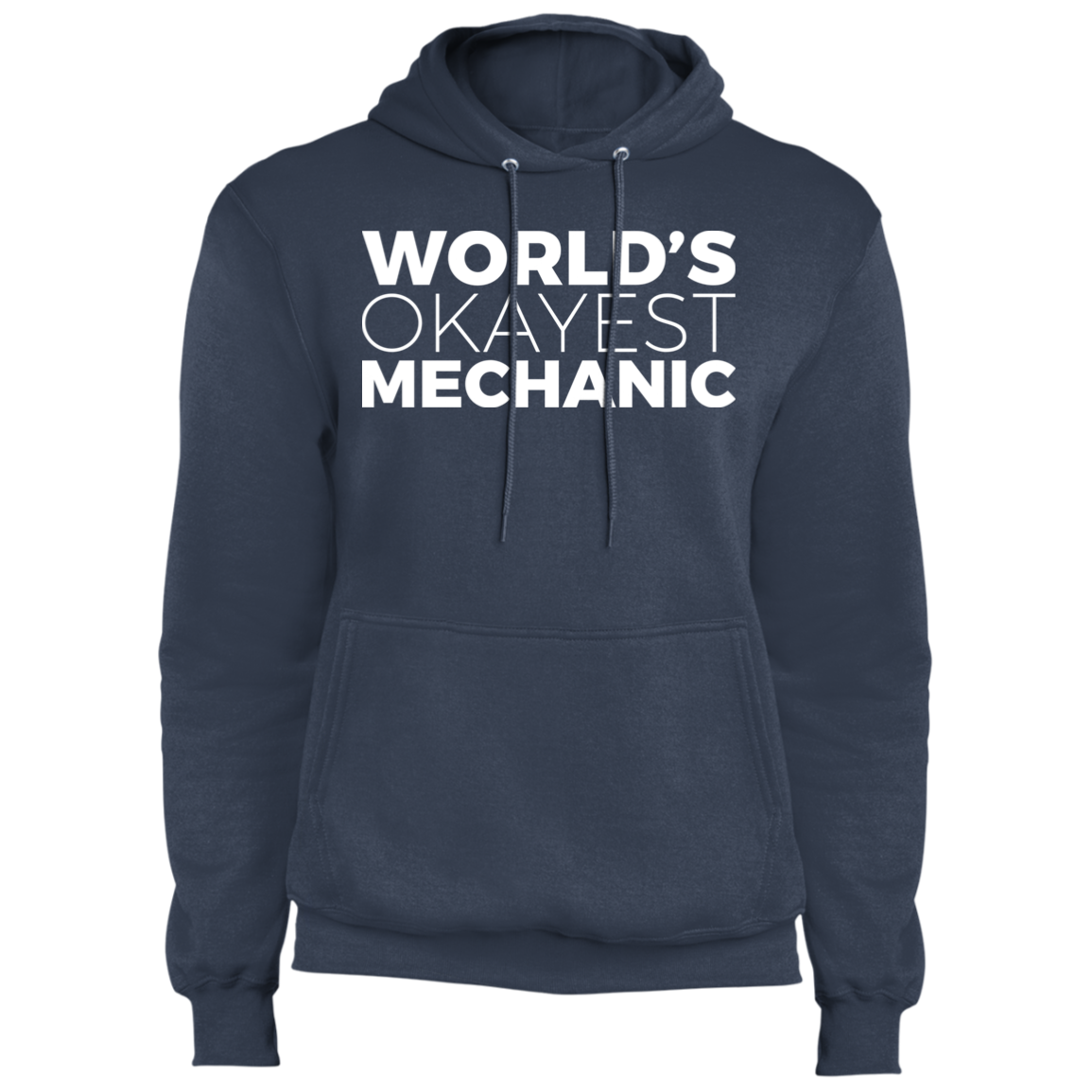 World's Okayest Mechanic Automotive Pullover Hoodie