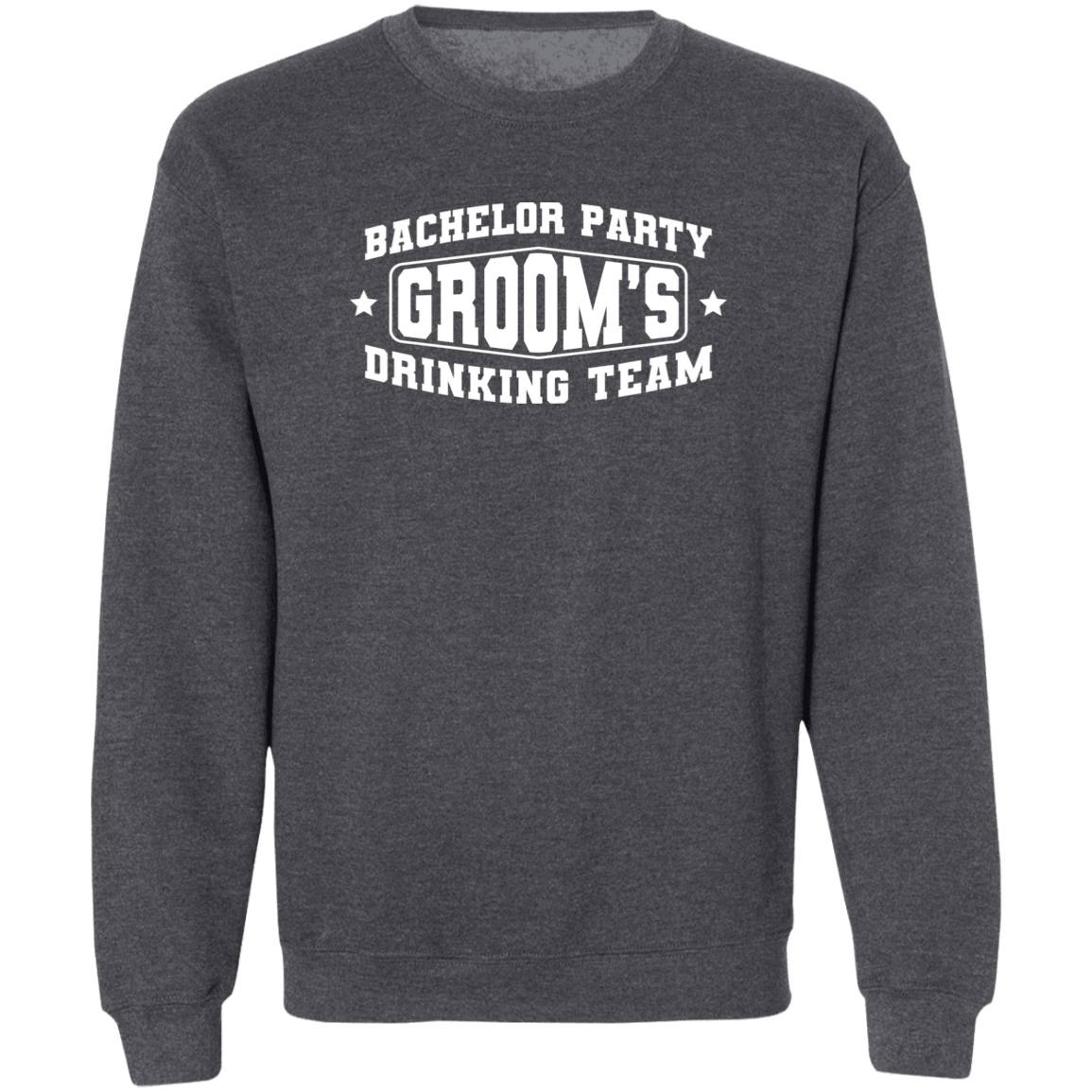 Bachelor Party Groom’s Drinking Team Funny Crewneck Sweatshirt