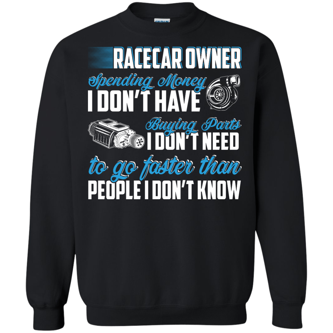 Racecar Owner Pullover Sweatshirt