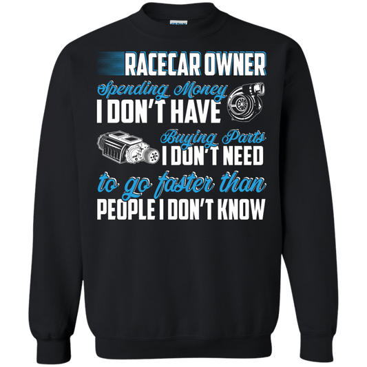 Racecar Owner Pullover Sweatshirt