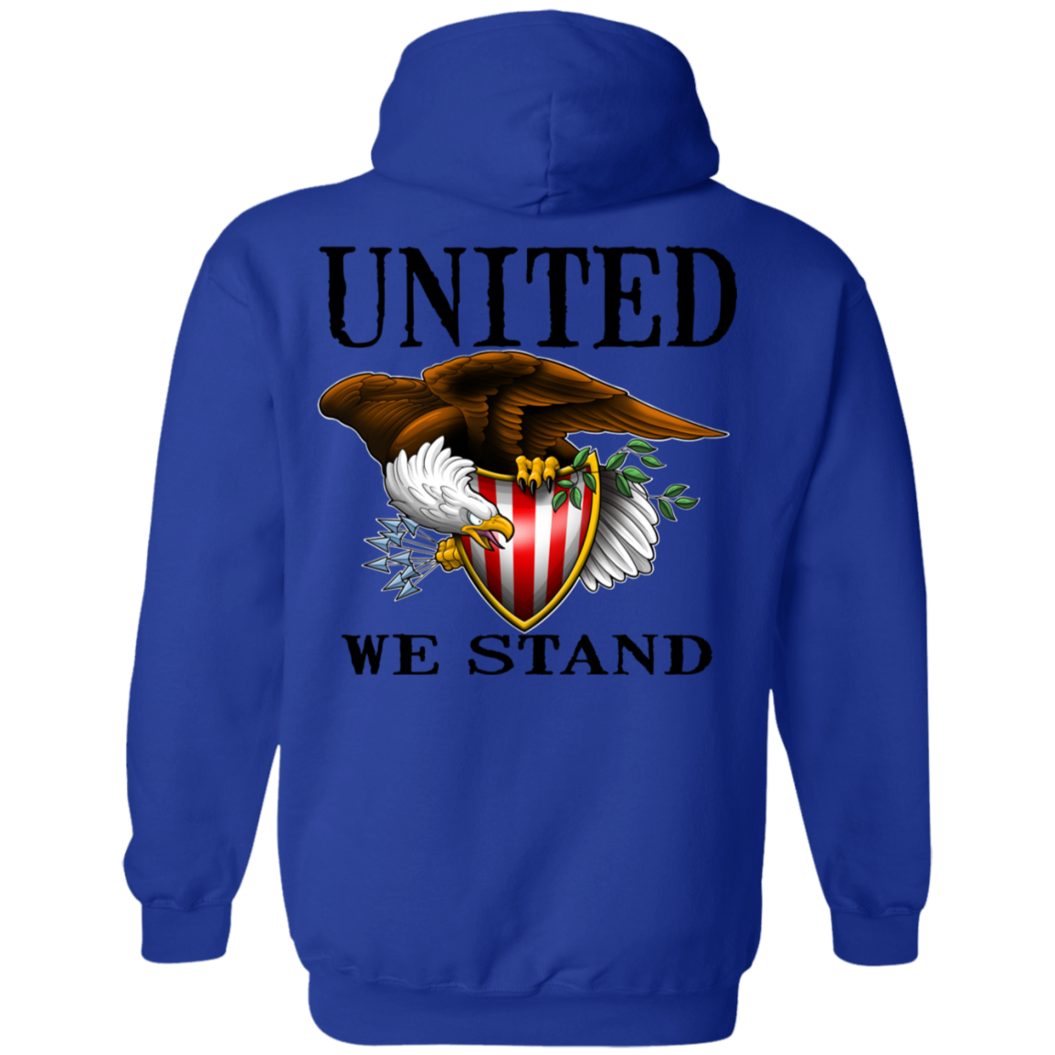 We the People United We StandDouble Sided Pullover Hoodie