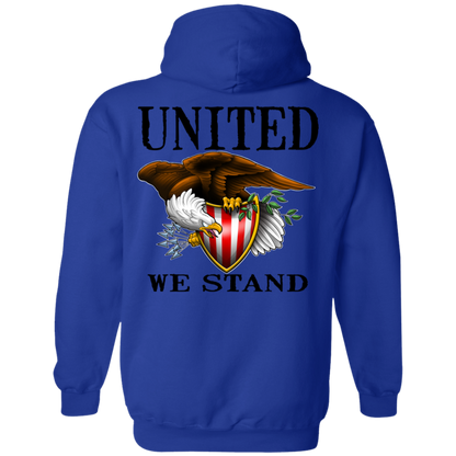We the People United We StandDouble Sided Pullover Hoodie