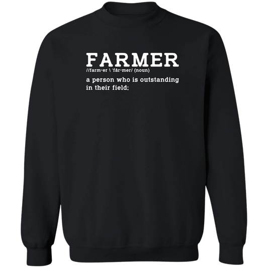 Funny Farmer Definition Crewneck  Sweatshirt