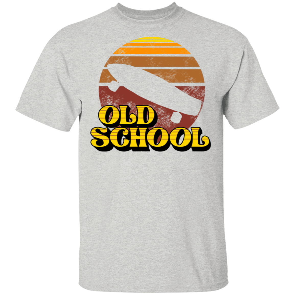 Old School Skateboard Short Board Long Board T-Shirt