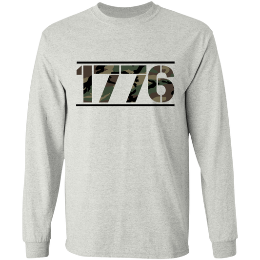 1776 American Camouflage Long Sleeve T-Shirt