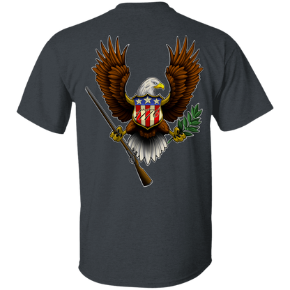 We the People American Bald Eagle 1776 Double Sided T-Shirt