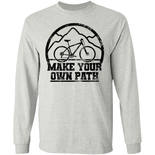 Make Your Own Path Mountain Bike Long Sleeve T-Shirt