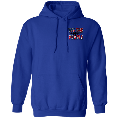 We the People American Bald Eagle 1776 Double Sided Pullover Hoodie