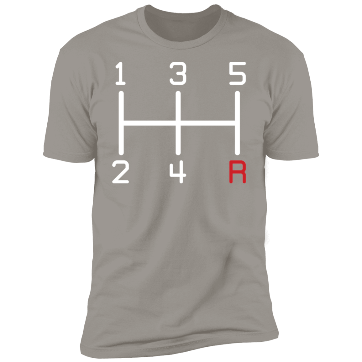 5-Speed Manual Stick Shift Premium Short Sleeve T-Shirt