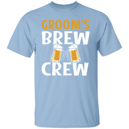 Bachelor Party Groom's Brew Crew Funny T-Shirt