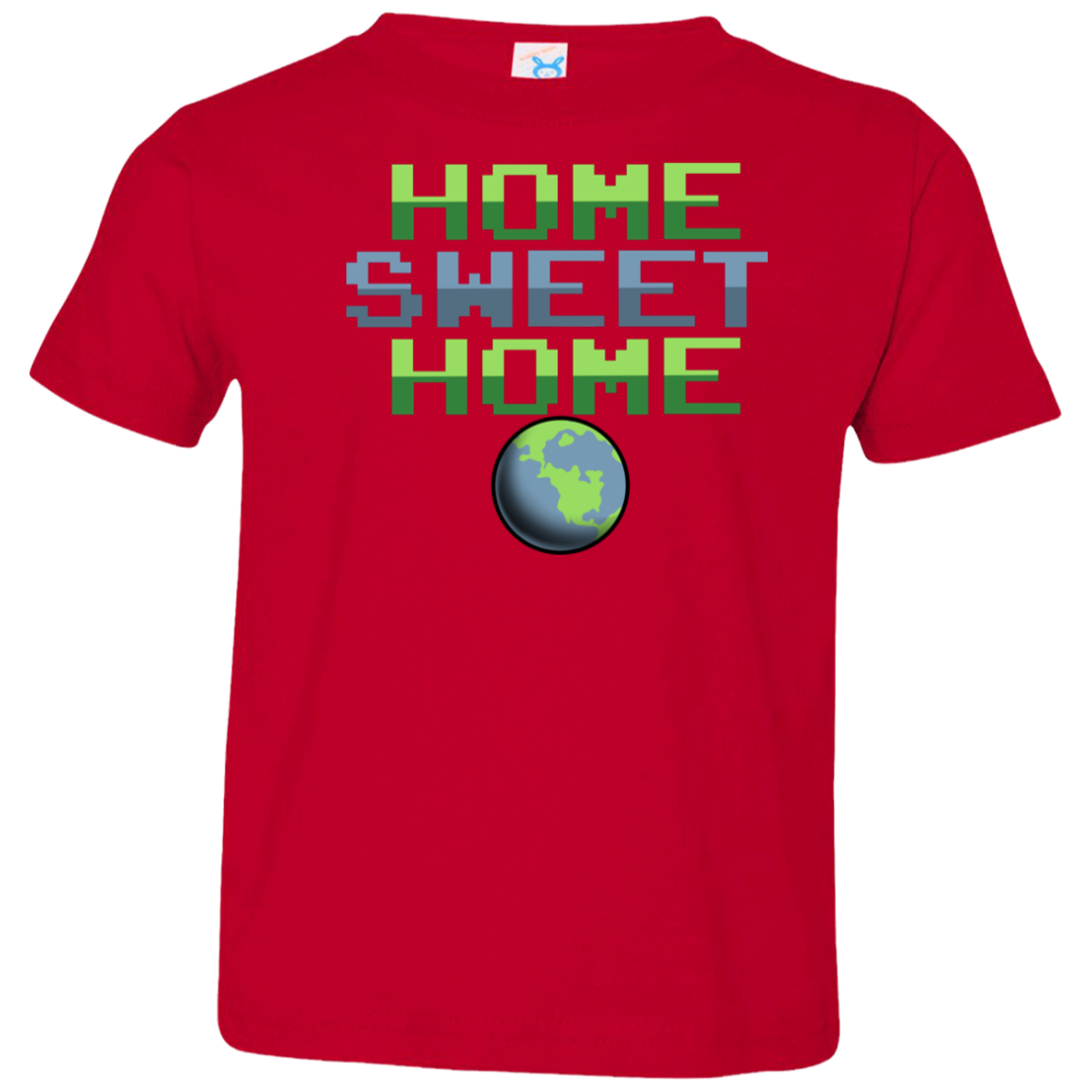 Toddler Space Planet Earth Home Sweet Jersey T-Shirt