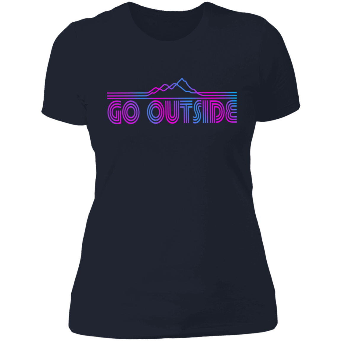 Women's Go Outside Camping Nature T-Shirt