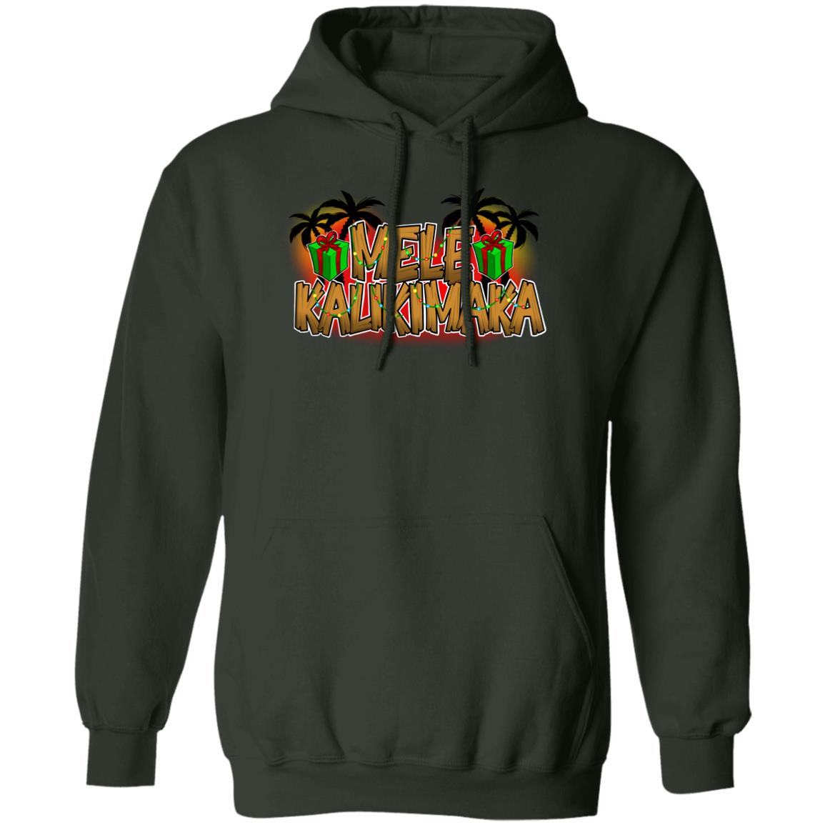Mele Kalikimaka Christmas Pullover Hoodie