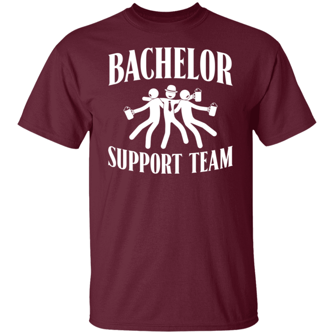 Bachelor Party Funny Support Team T-Shirt