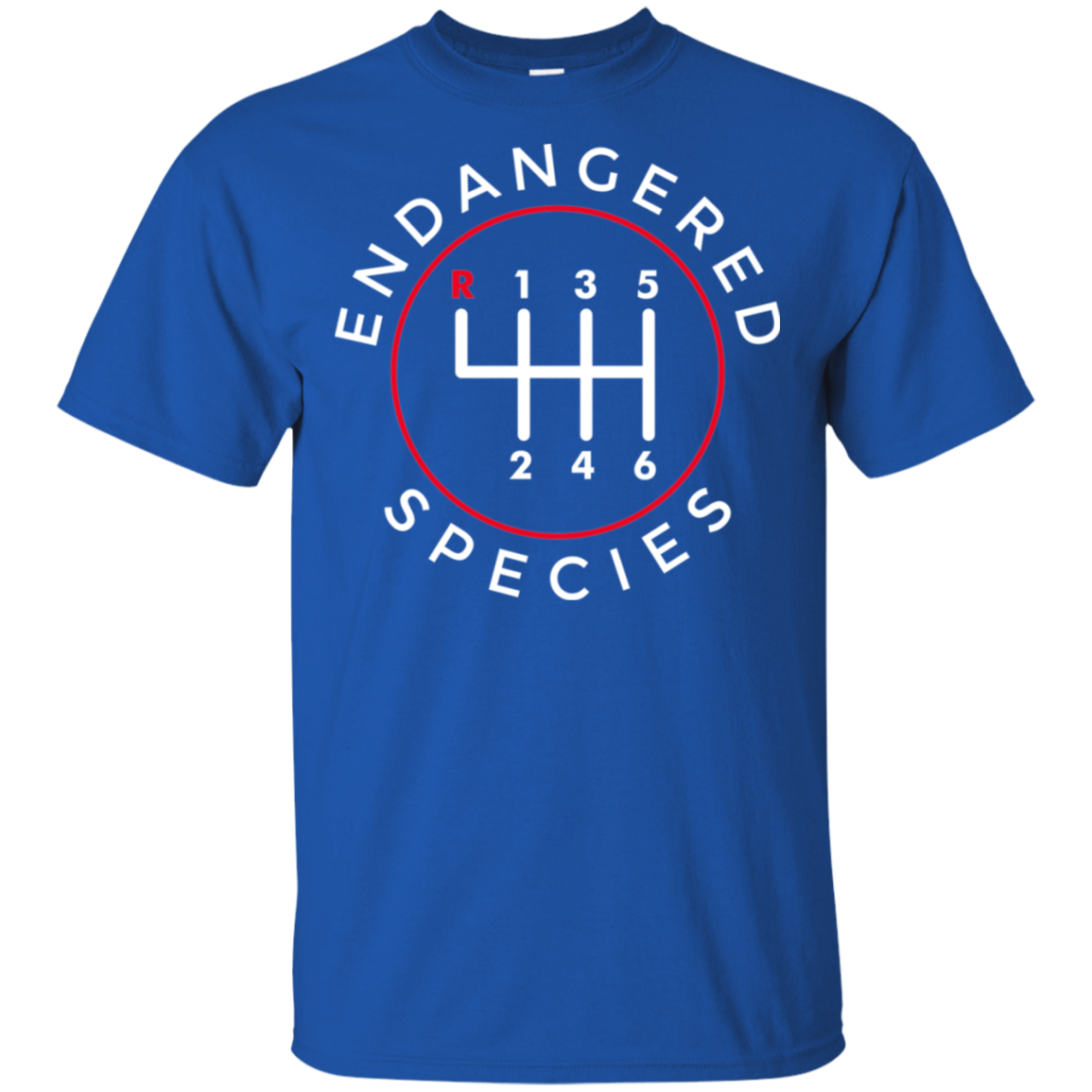 Endangered Species Manual Shift Stick T-Shirt