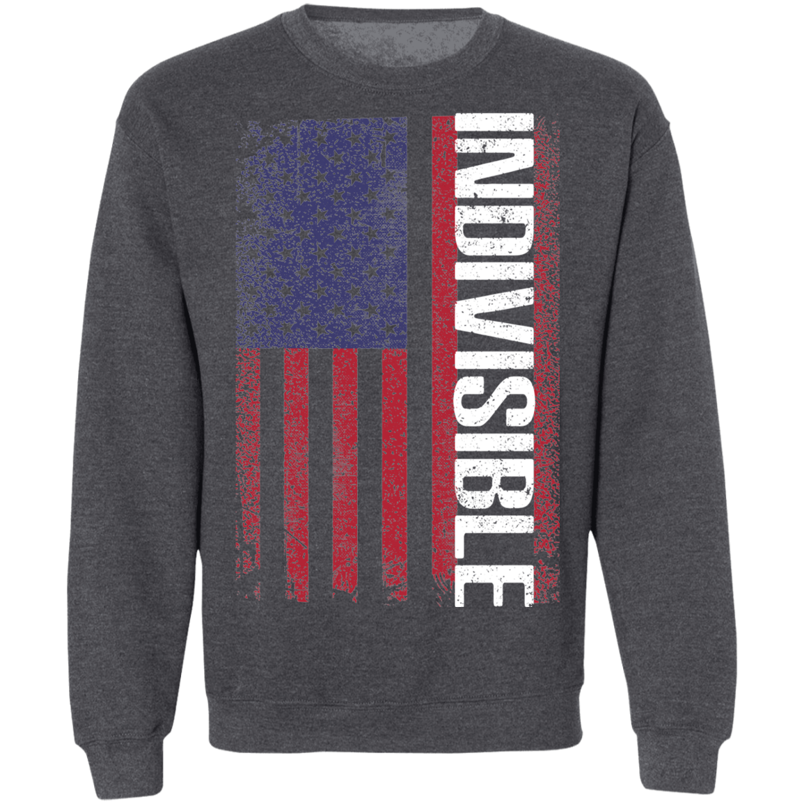 Indivisible American Flag USA Crewneck Sweatshirt