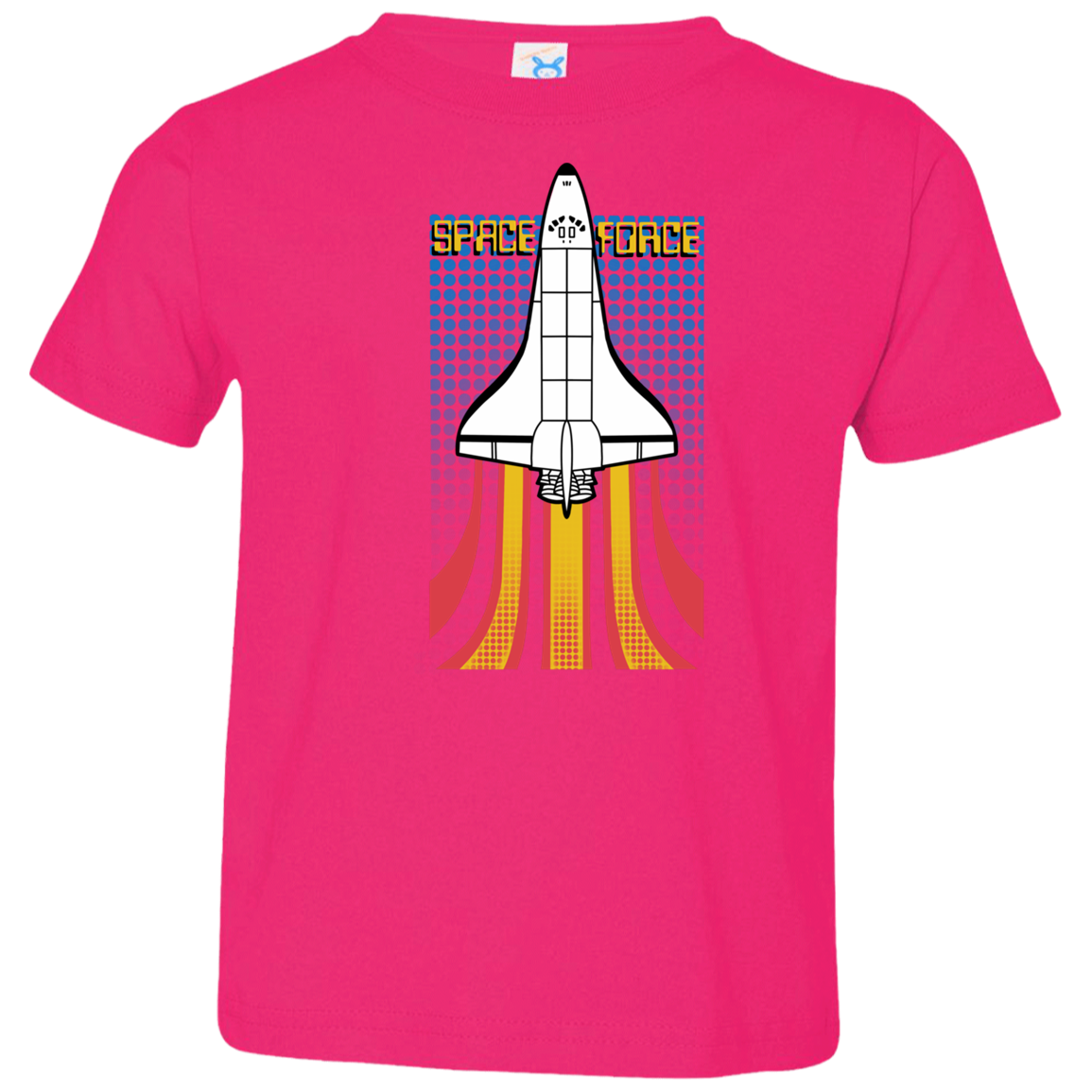 Toddler Space Force Retro 80s Jersey T-Shirt
