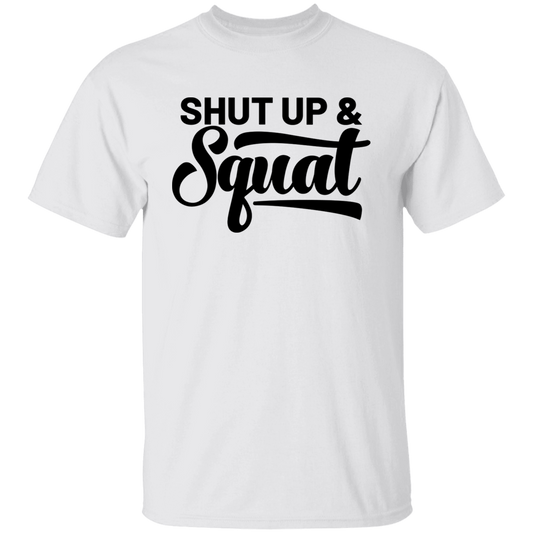 Shut Up & Squat Workout CrossFit T-Shirt