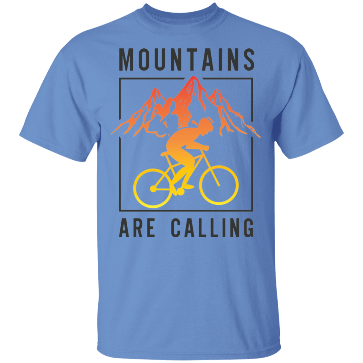 Mountains Are Calling Mountain Biking Youth T-Shirt