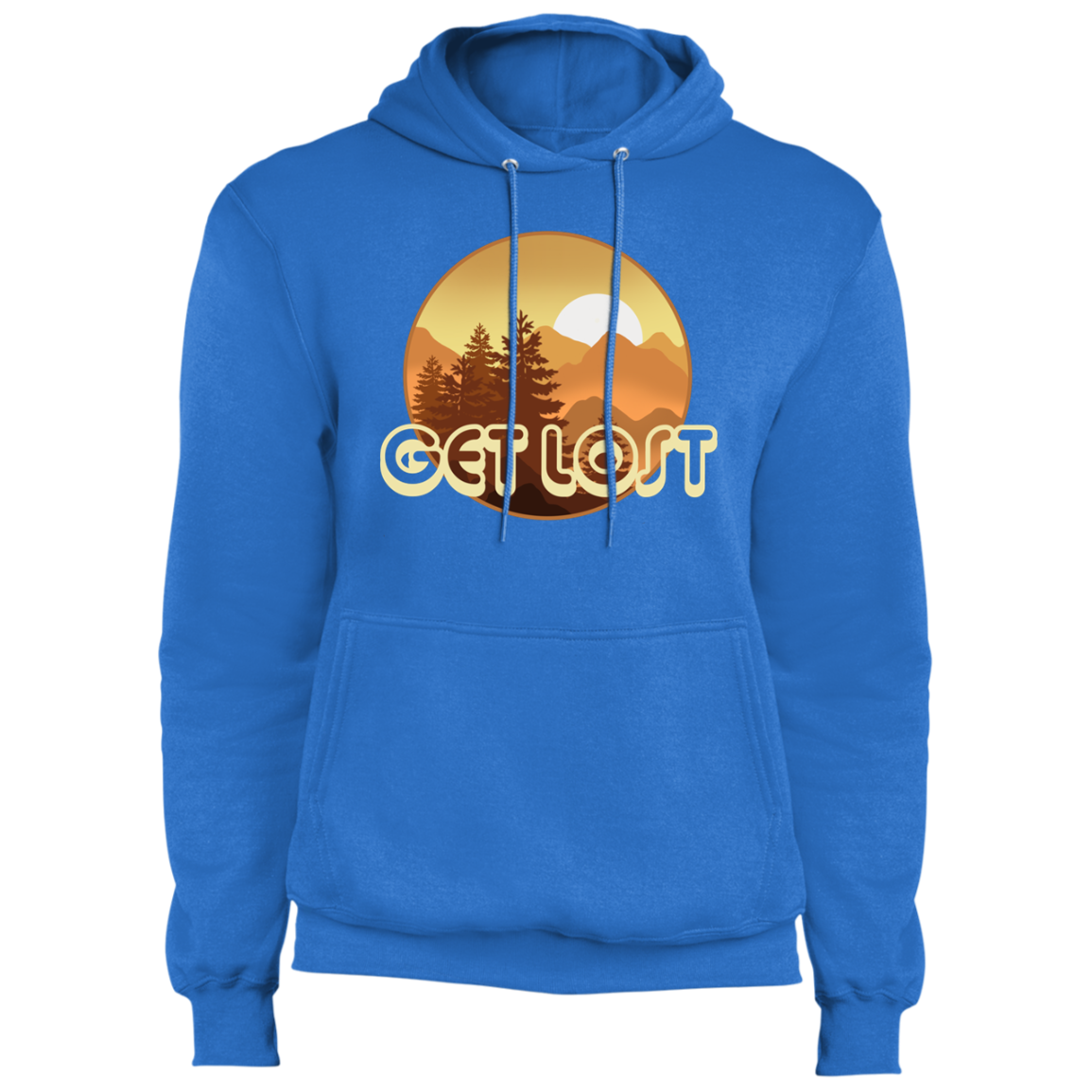 Get Lost in Nature Camping Premium Pullover Hoodie