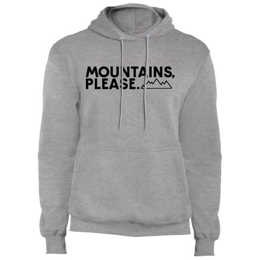 Mountains, Please. Hiking Mountains Nature Pullover Hoodie