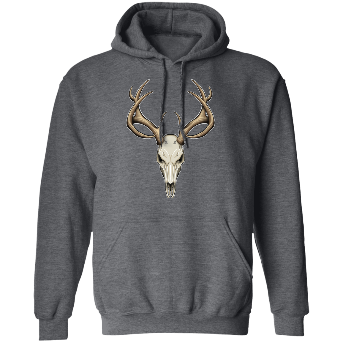 Hunting Deer Skull Pullover Hoodie