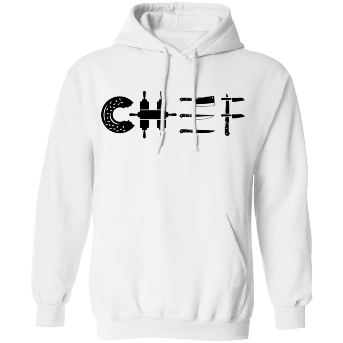 Chef Cooking Knife Pullover Hoodie