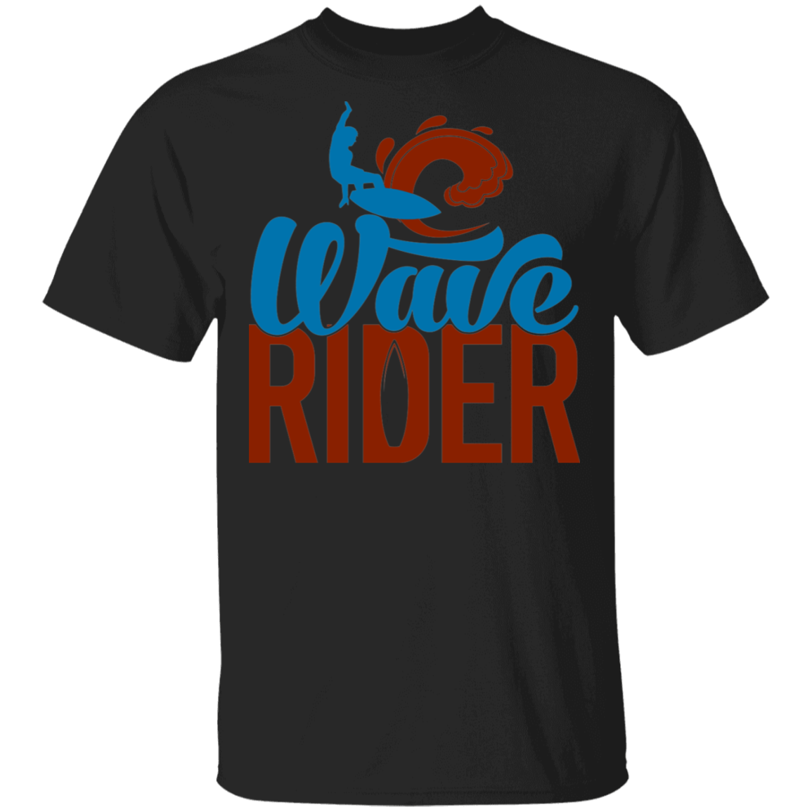 Wave Rider Surfer Surfing Beach T-Shirt