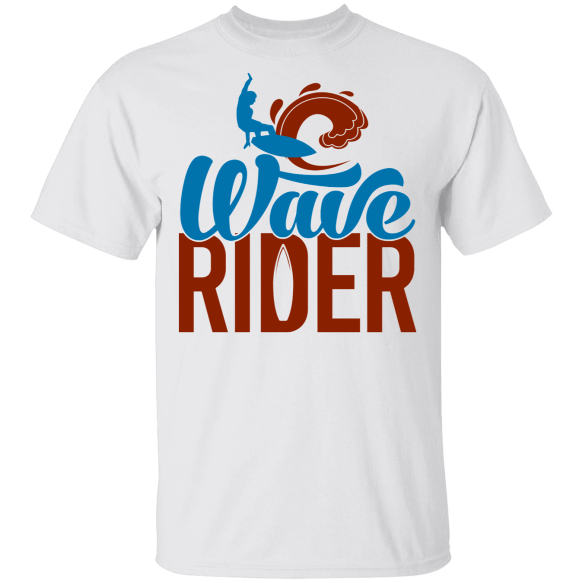 Wave Rider Surfer Surfing Beach T-Shirt