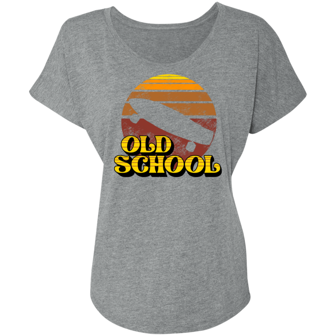 Old School Skateboarding Women's Dolman Sleeve