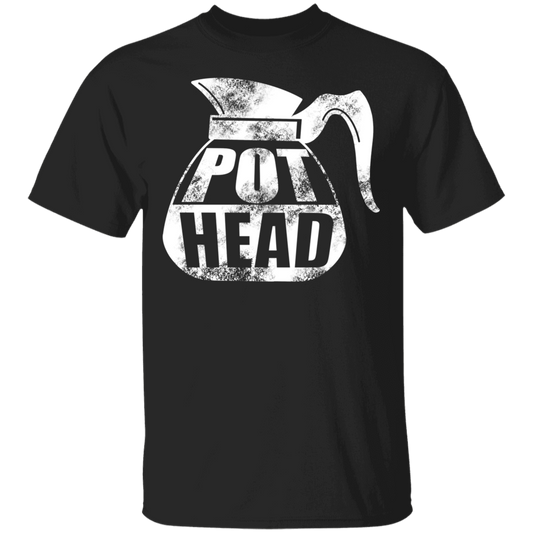 Pot Head Funny Coffee T-Shirt