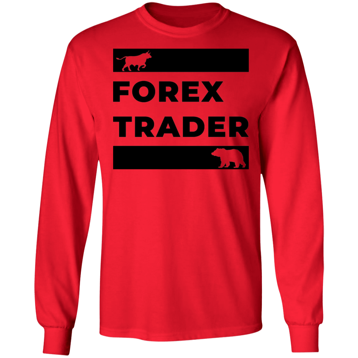 Forex Trader Trading Technical Analysis Long Sleeve T-Shirt
