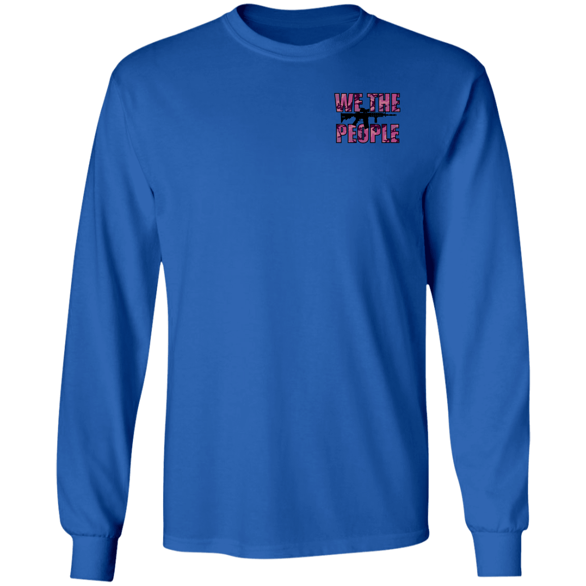 We the People United We Stand Double Sided Long Sleeve T-Shirt
