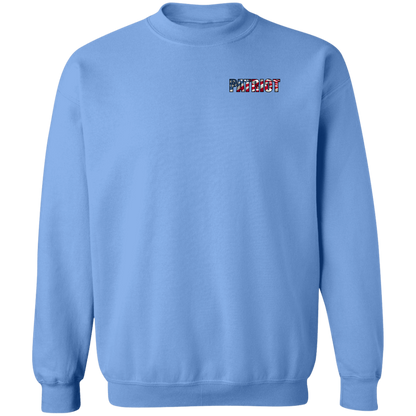 Patriot 1776 American Bald Eagle Double Sided Crewneck Sweatshirt