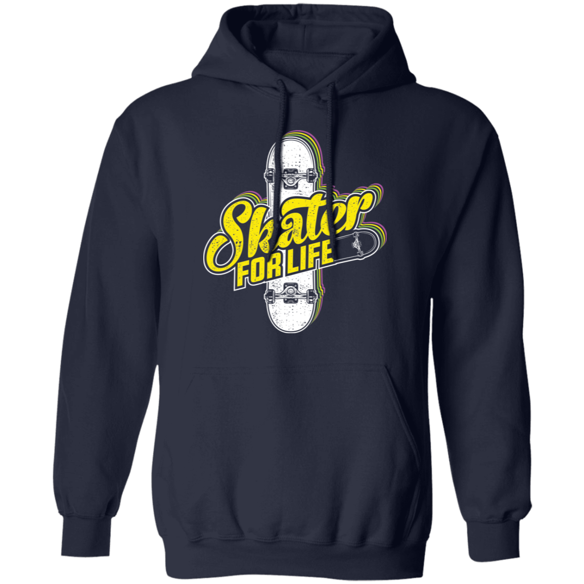 Skater For Life Skateboarding Skateboard Pullover Hoodie