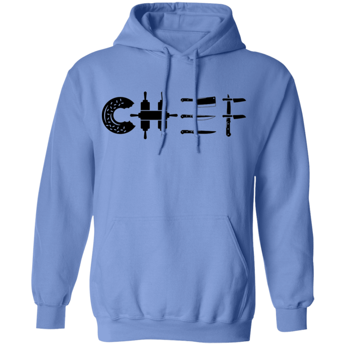 Chef Cooking Knife Pullover Hoodie