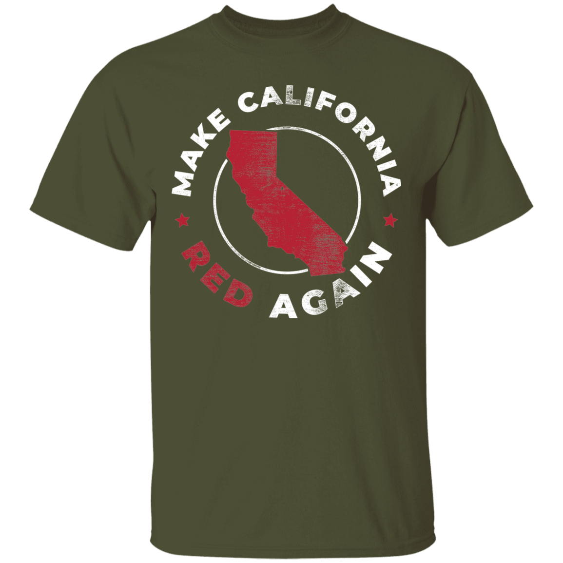Make California Red Again Republican T-Shirt