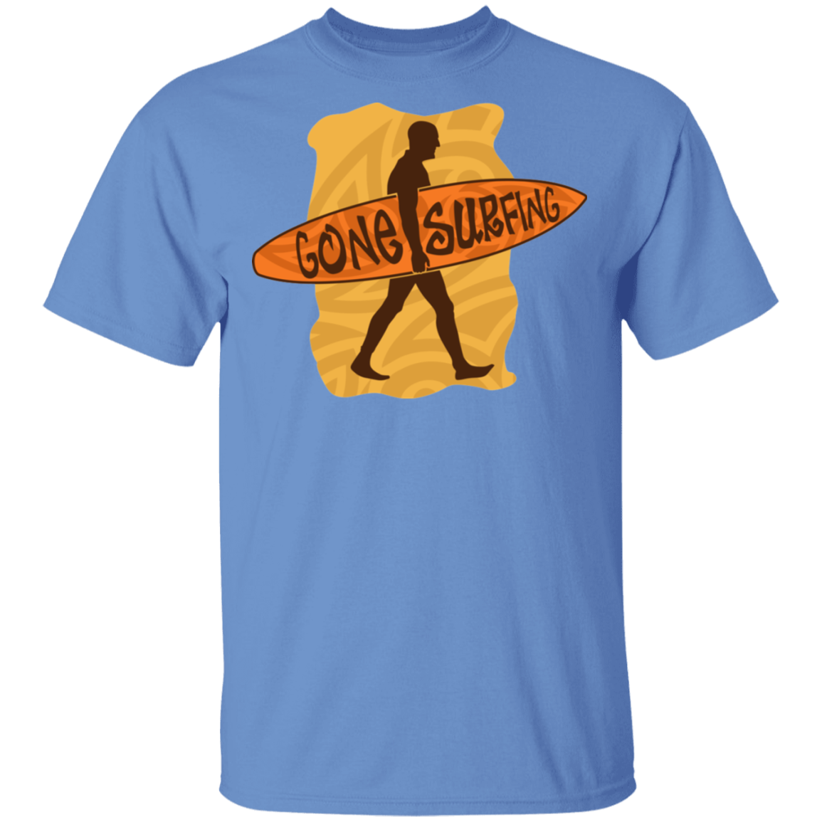 Gone Surfing Ocean Beach T-Shirt