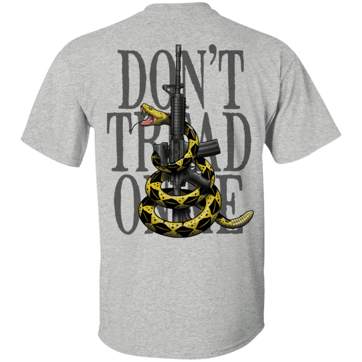 We the People Don't Tread on Me Gadsden Flag Double Sided T-Shirt