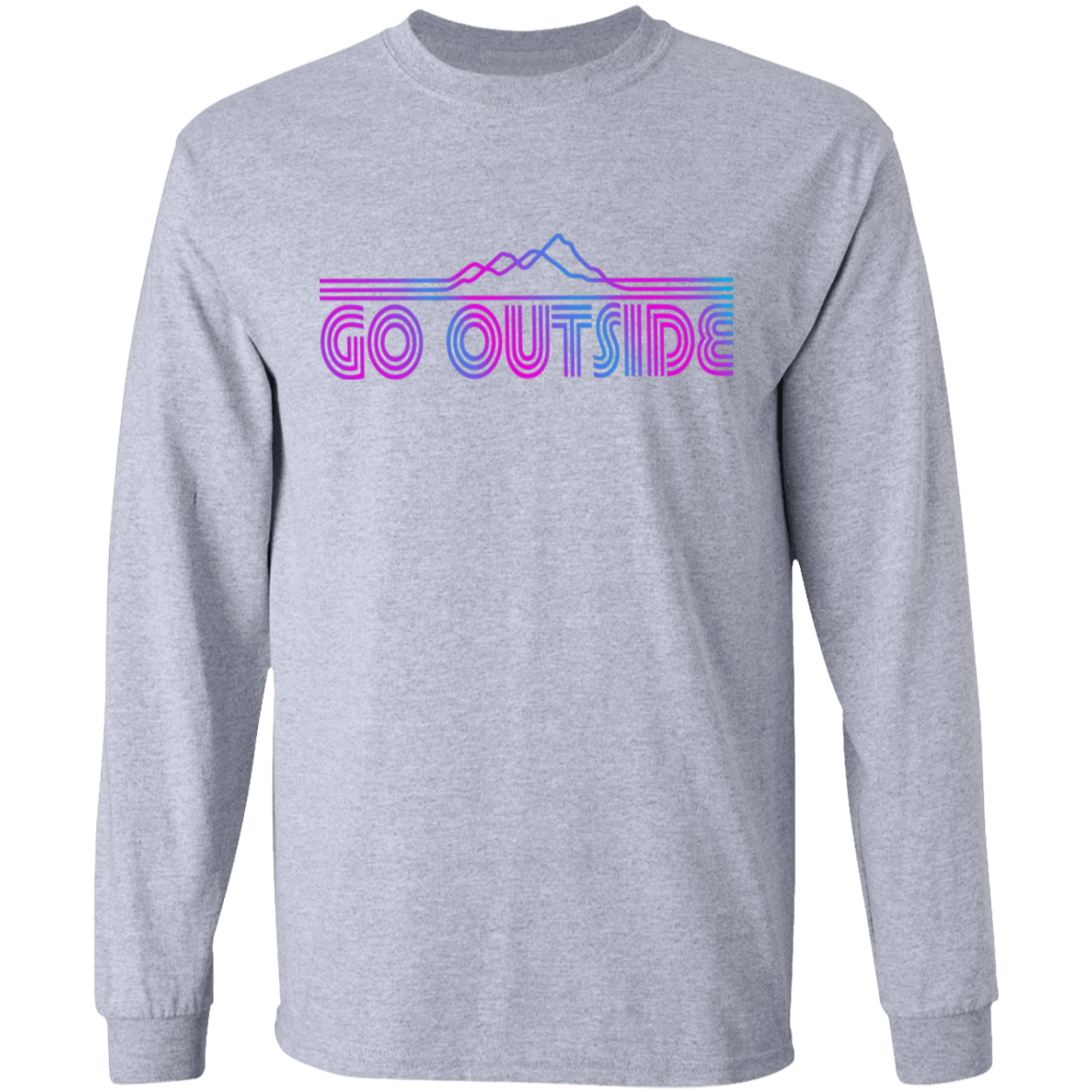 Go Outside Camping Nature Long Sleeve T-Shirt