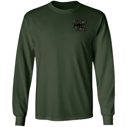 We the People Don't Tread on Me Gadsden Flag Double Sided Long Sleeve T-Shirt
