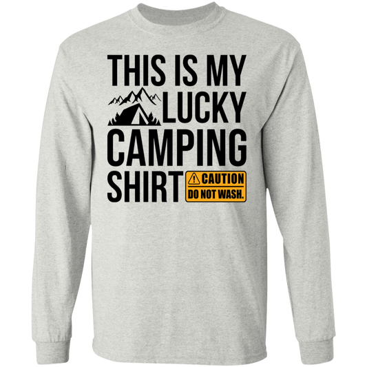 This Is My Lucky Camping Shirt Long Sleeve T-Shirt