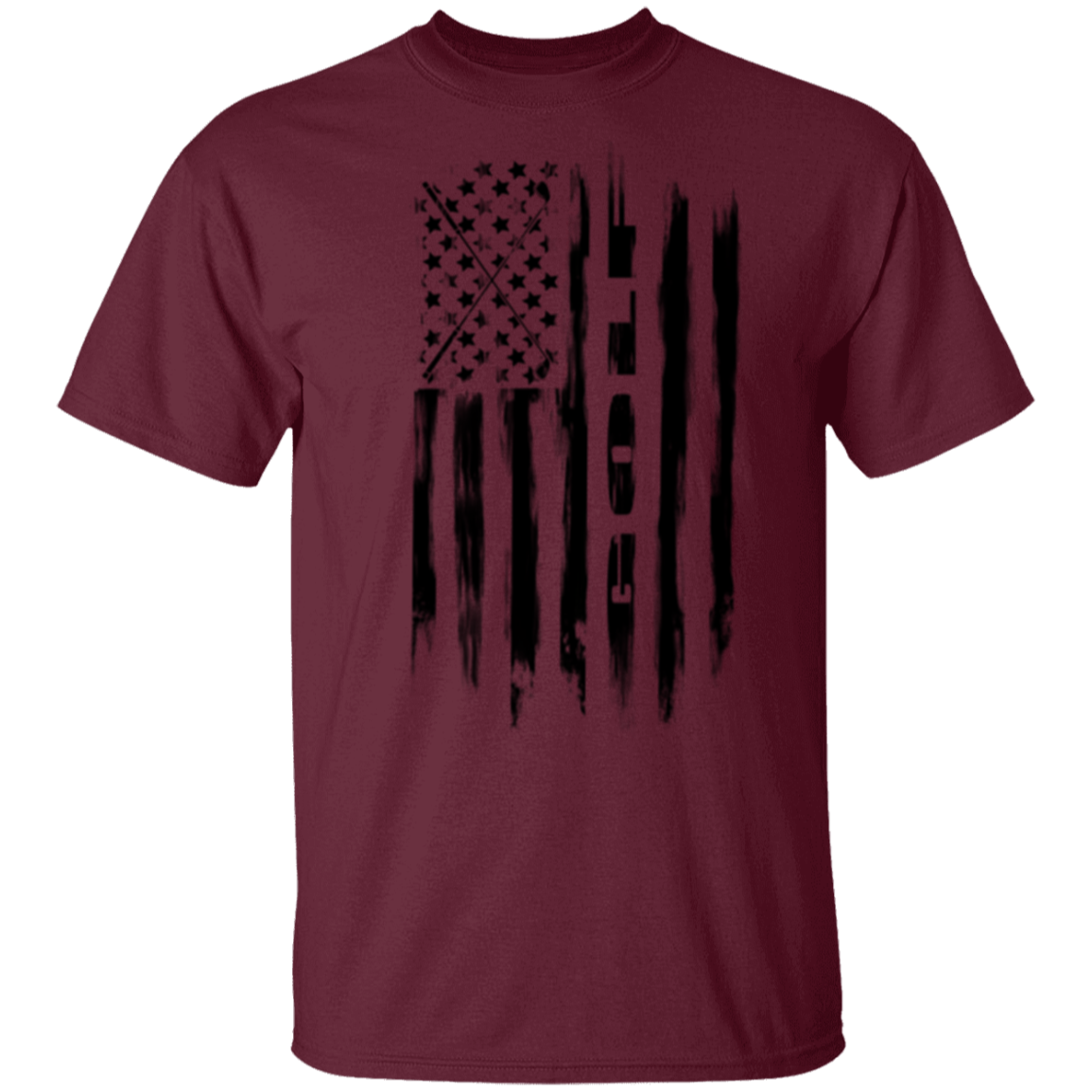 Golf Golfing American Flag T-Shirt
